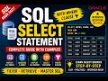 SQL Tutorial SQL SELECT Statement WHERE Clause Tutorial Oracle SQL Interview Questions