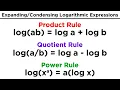 Logarithms Part 3 Properties of Logs Expanding Logarithmic Expressions