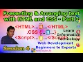 Learn HTML CSS JavaScript - Session 4