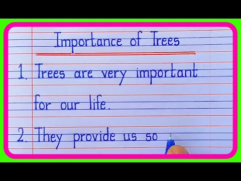 Download MP3 Importance Of Trees In English 10 lines ॥ 10 Lines Essay on importance of tree in english writing