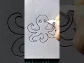 how to draw an octopus