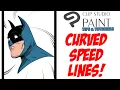 Draw CURVED Speed Lines in Clip Studio Paint Quick Tips and Tutorial