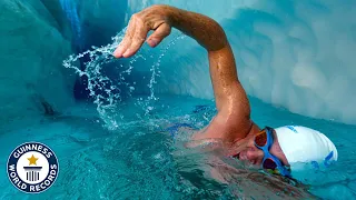 swimming under antarctic ice with lewis pugh guinness world records