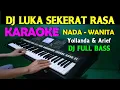 Download Lagu DJ Remix Full Bass LUKA SEKERAT RASA - Yollanda \u0026 Arief | KARAOKE Nada Wanita