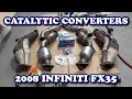 Installing NEW Catalytic Converters 2008 Infiniti FX35
