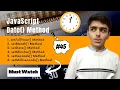 setHours setMinutes setSeconds setMilliseconds JavaScript Tutorial for beginners