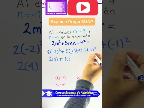 ✅Ejercicios examen Preparatoria #buap