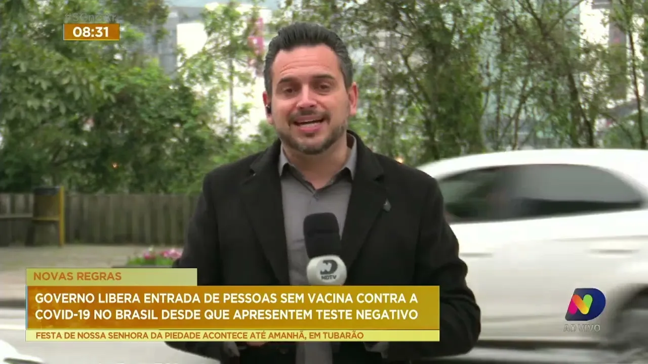 Governo federal libera entrada de pessoas não vacinadas contra a Covid-19 no Brasil