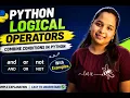 Logical Operators in Python Python Tutorial for Beginners