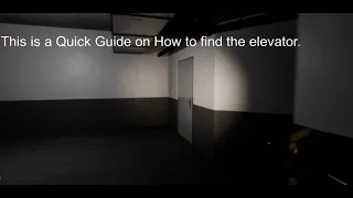 find the elevator escape the backroom quick guide