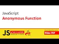 27 Anonymous Function JavaScript JavaScript in Pashto