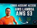 AWS S3 cross account access with Lambda and sts AssumeRole Fine grained control with Bucket Policy