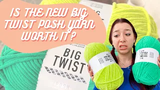 My Honest Review of Joann s NEW Chenille Big Twist Posh Yarn THE GOOD THE BAD THE FUZZY