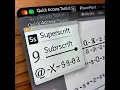 Subscript and Superscript using the Quick Access Toolbar