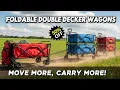 Top 5 Benefits of the Foldable Double Decker Wagon for Families Outdoor Trips USA Market