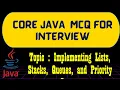 24 Java MCQs on Implementing Lists Stacks Queues and Priority Queues