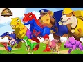 Download Lagu Distortus Rex Battles Superheroes Spiderman All Dinosaurs Rebirth Final Battle 🦖 Jurassic Spiderman
