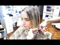 SUPER HAIRCUT CHIN-LENGTH BLONDE BOB - MATURE WOMEN