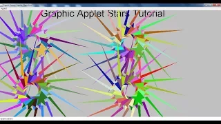 How to Draw Stars In Applet Using Java Eclipse