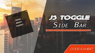 JavaScript Slide Menu Toggle 2019 Web Design Tips Tricks 2019