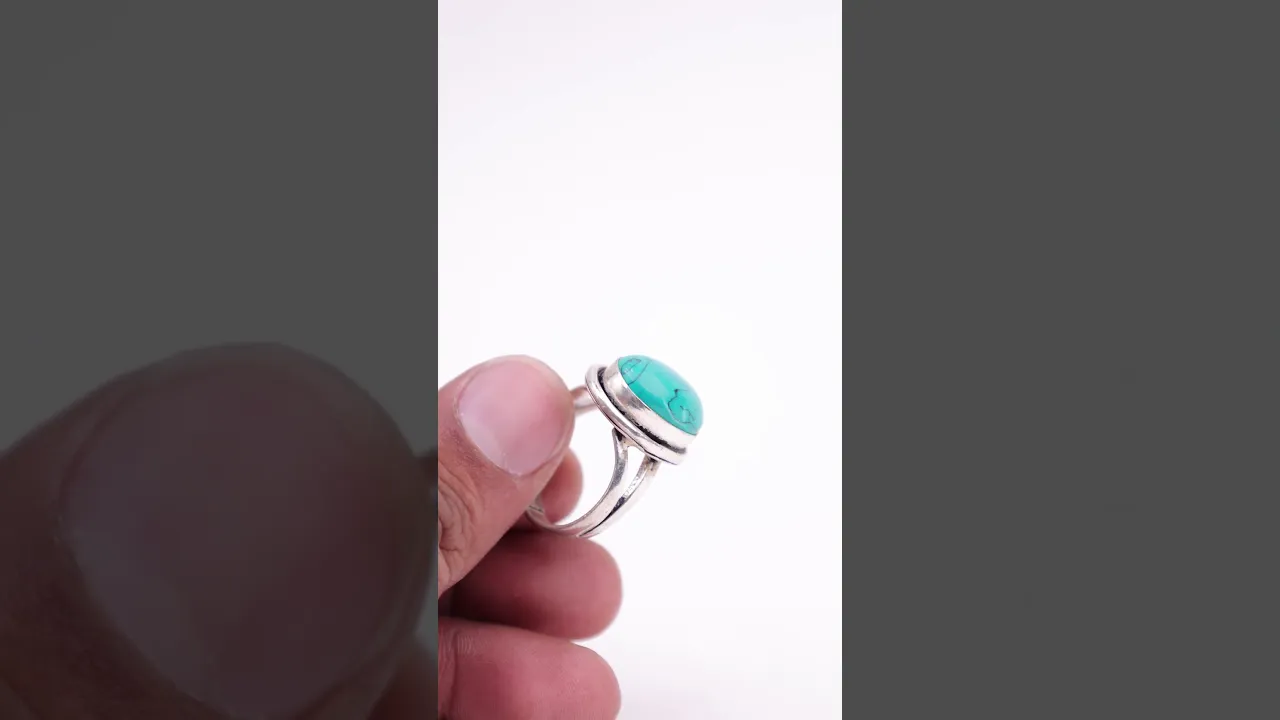 Turquoise Ring: Strengthens Communication & Confidence