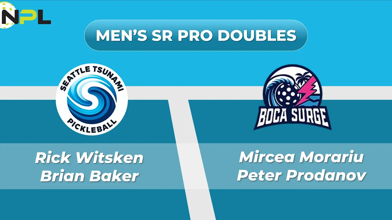 2025 NPL LA: Rick Witsken/Brian Baker vs. Mircea Morariu/Peter Prodanov