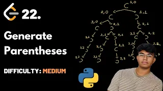 Generate Parentheses LeetCode 22 Theory Python code