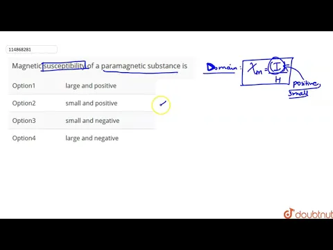 Download MP3 Magnetic susceptibility of a paramagnetic substance  is