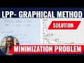 Graphical Method in Linear Programming Minimization with 2 Constraints - Step-by-Step Lec 2