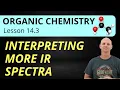 14 3 Interpreting More IR Spectra Organic Chemistry