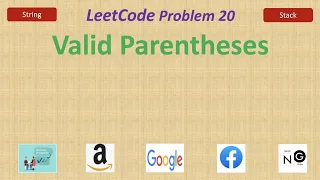 Valid Parentheses valid parentheses leetcode 20 stack