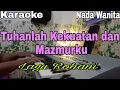 Tuhanlah kekuatan dan Mazmurku Karaoke nada Wanita Lagu Rohani