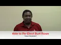 Burt Rowe Re-Election to TNAA President Video 1