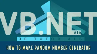 VB Net Tutorial - How to Make Random Number Generator