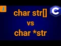 String In Char Array vs Pointer To String Literal In C