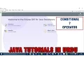 Java Tutorial In - Operator