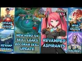 REVAMP ASPIRANTS SKIN, NEW HERO 134 SKILL UPDATE, MIYA SKIN ETERNAL SEASON - MLBB UPCOMING SKIN