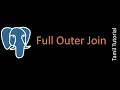 Full outer join - PostgreSQL Tutorial Tamil