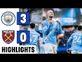 Lagu Manchester City vs West Ham 3-0 | HIGHLIGHTS | Erling Haaland Goals | Premier League | Reijnders