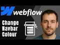 How To Change Navbar Colour in Webflow Default Scroll Hover States