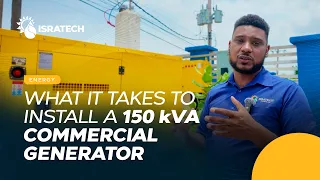 What It Takes to Install a 150 kVA Commercial Generator | ISRATECH Projects