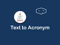 text to acronym in java