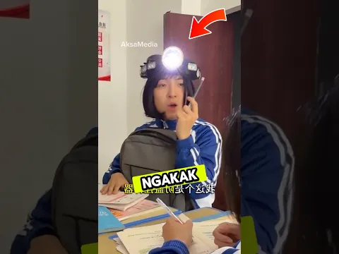 Cara unik ngakalin CCTV di kelas