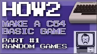 How to Make a C64 Game in BASIC Ep 1 HOW2 Nostalgia Nerd