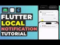 Flutter Local Notification Tutorial iOS Android Notification Tutorial