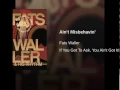 Ain't Misbehavin'