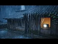 Download Lagu Ancient China Ambience: Heavy Rain, Cozy Cabin \u0026 Old TV Static 📺  for Deep Focus, Study, \u0026 Sleep