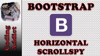 Bootstrap Tutorial for Beginners - Bootstrap Scrollspy horizontal
