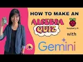 How to Create an Algebra Quiz with Gemini and Raspberry Pi