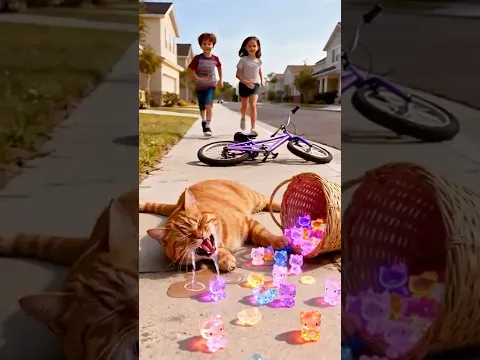 😺🎀 Cute Cat Turns Toy Aisle Into Sparkling Kitty Wonderland Of Colorful Lights #hmminds
